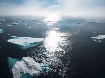 Eisschollen im Meer