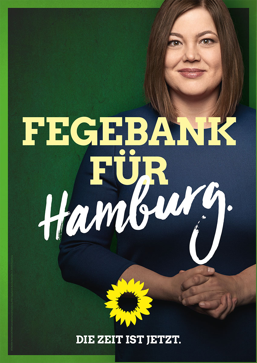 Bild eines Plakates Text: Fegebank für Hamburg