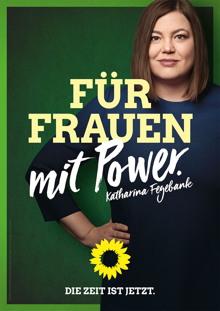 Bild eines Plakates: Für Frauen mit Power