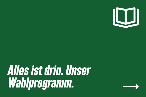 Grafik mit Text: Alles ist drin. Unser Wahlprogramm.