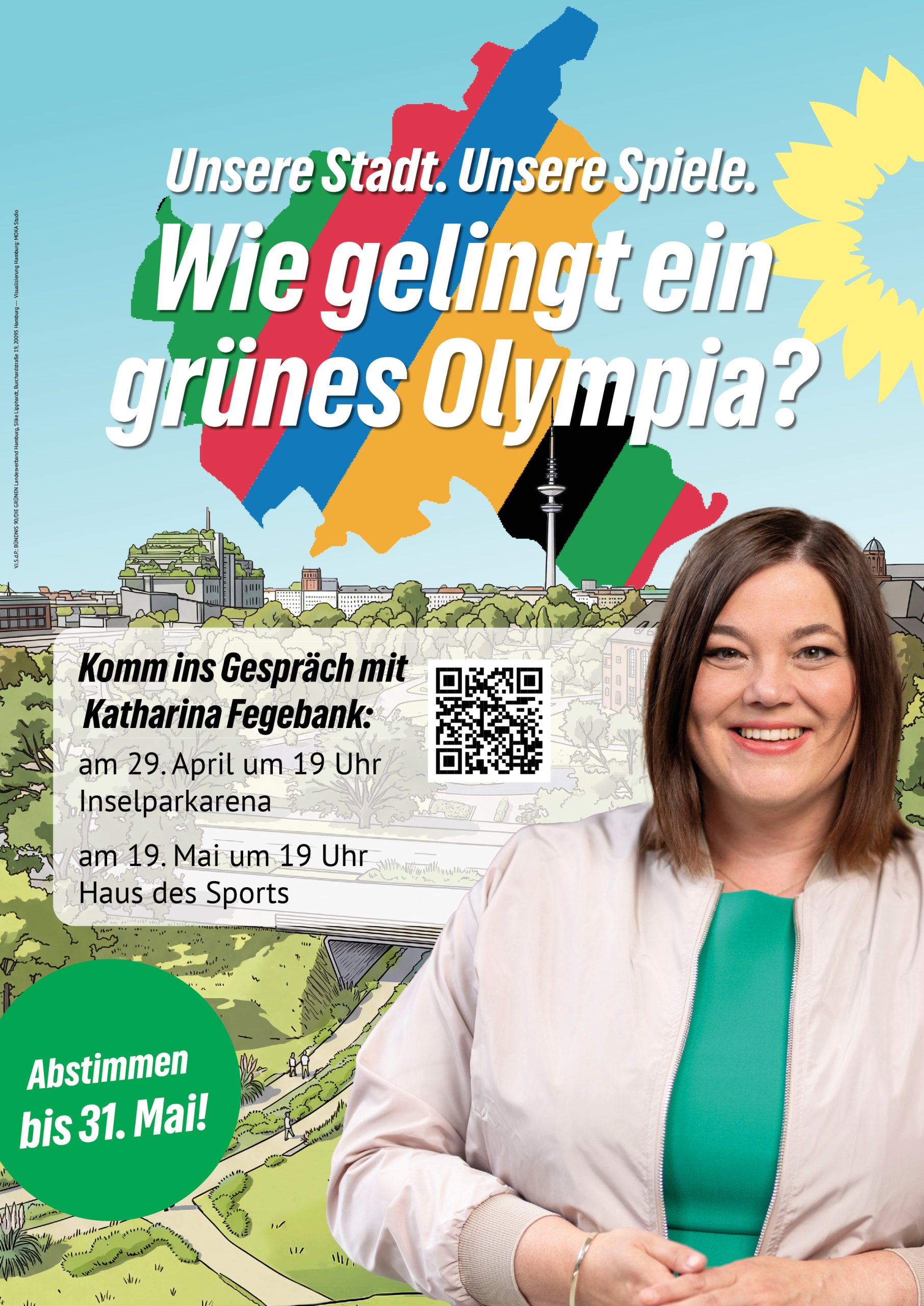 Wie gelingt ein grünes Olympia? Komm ins Gespräch mit Katharina Fegebank!